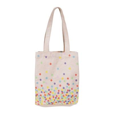 Small Reusable Fabric Dots Gift Bag - Spritz&#8482; | Target