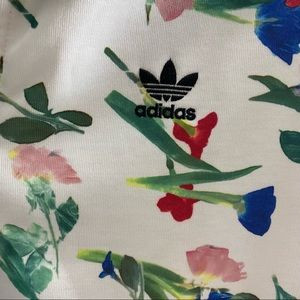 Adidas 3 Stripe Jacket Floral | Poshmark