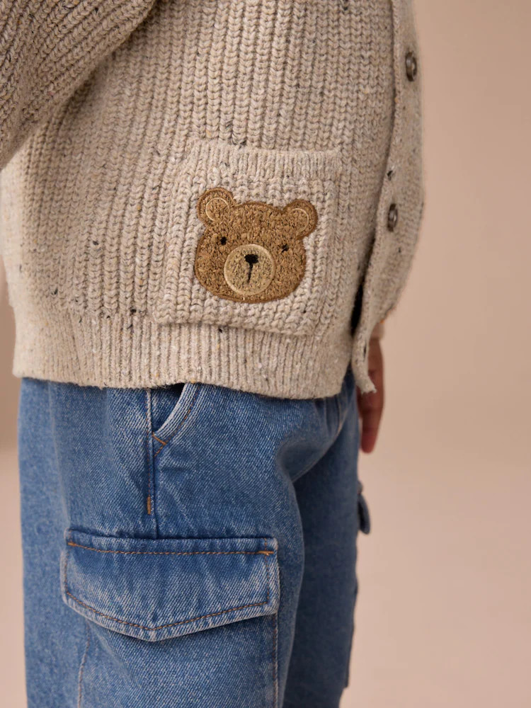 Neutral Bears Character Cardigan (3mths-7yrs) | Next EU