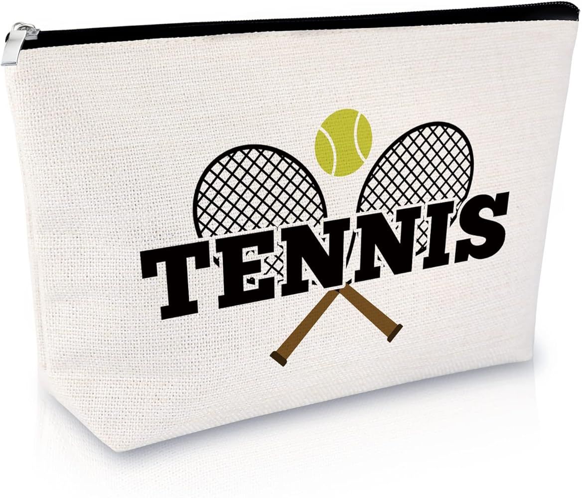 Tennis Lovers Gifts for Her Makeup Bag Tennis Girls Gift Tennis Player Gift for Women Girls Tenni... | Amazon (US)