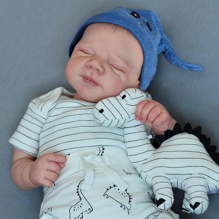 WOOROY Realistic Reborn Baby Dolls Boy - 18-Inch Newborn Baby Dolls with Soft Cloth Body Sleeping... | Amazon (US)