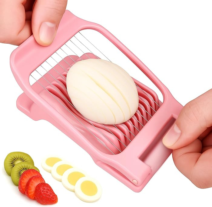 Egg Slicer for Hard Boiled Eggs Egg Cutter Strawberry Dicer for Kitchen Home Use | Amazon (US)