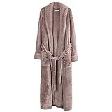 Richie House Women's Plush Soft Warm Fleece Bathrobe, Nude, RH1591-D-XL | Amazon (US)