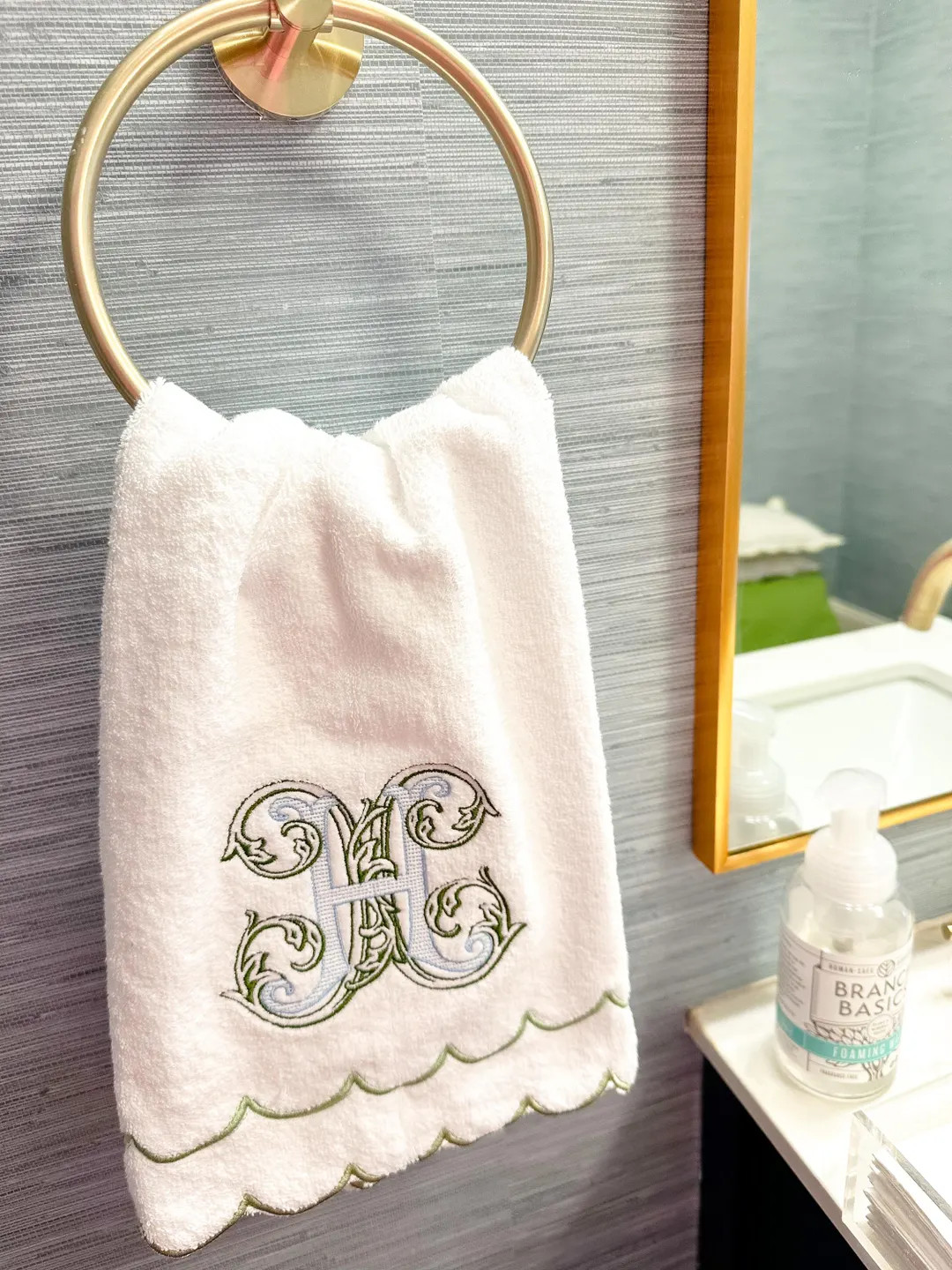 Vintage Vine Hand Towel - Etsy | Etsy (US)