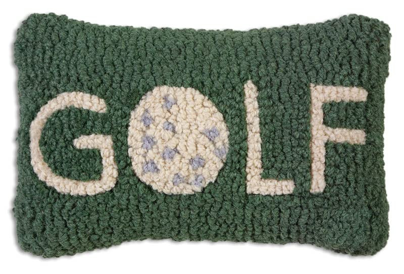 Chandler 4 Corners Artist-Designed Golf Hand-Hooked Wool Decorative Throw Pillow - Golf Pillow fo... | Amazon (US)