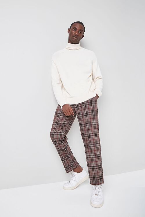 Plaid Slim-Fit Pants | Forever 21 (US)