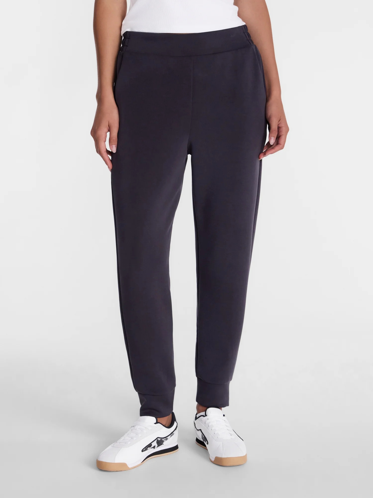 Avia Women s and Women s Plus Knit Pleat Joggers with Pockets Size XS-4X | Walmart (US)