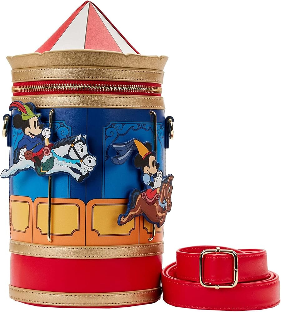 Loungefly Disney Brave Little Tailor Mickey & Minnie Crossbody Bag | Amazon (US)