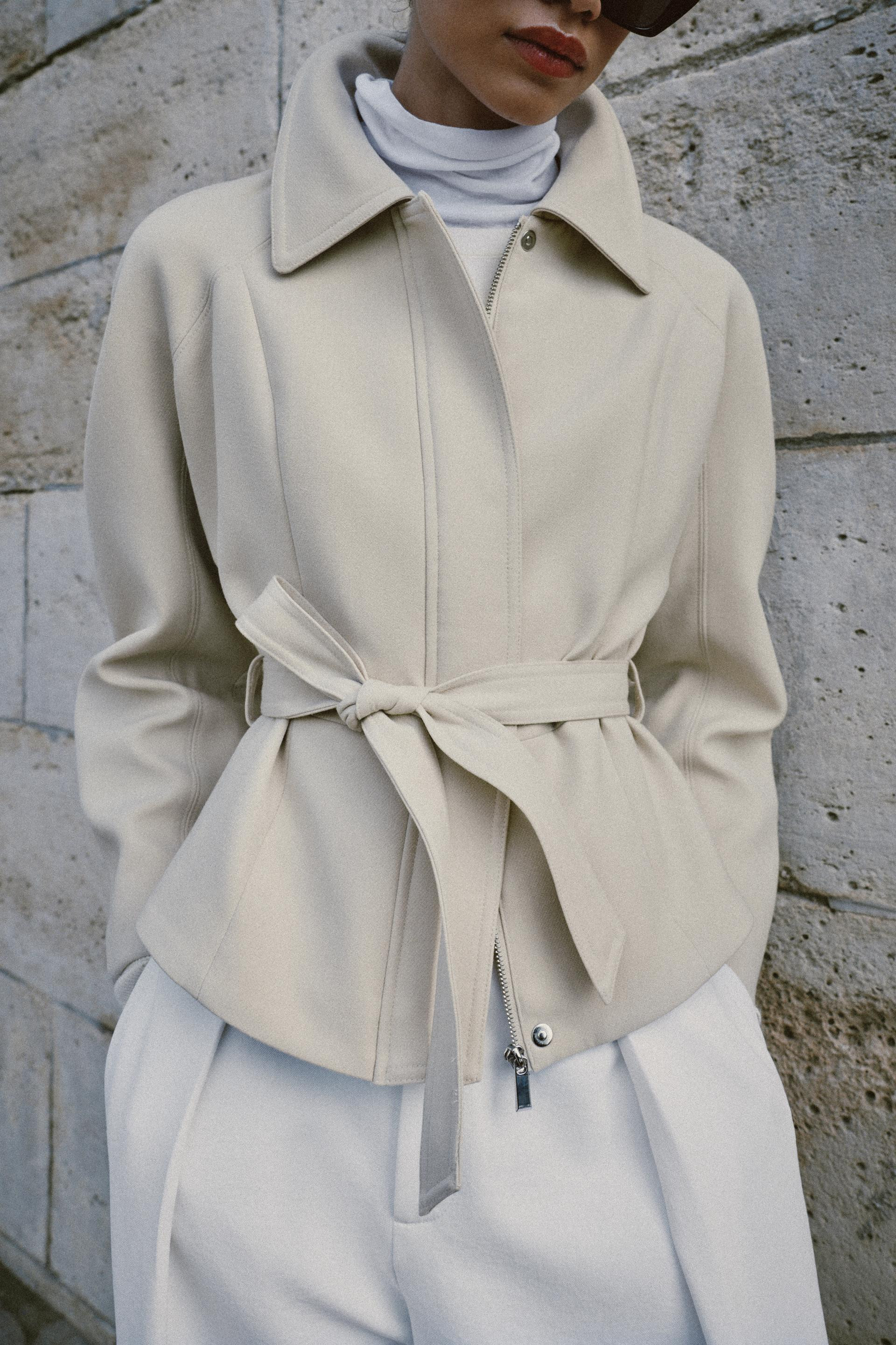 Zara - Soft Bomber Jacket - Women - Khaki - Women | Zara US