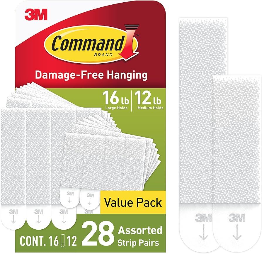 Command Picture Hanging Strips, Damage Free Hanging Picture Hangers, No Tools Wall Hanging Strips... | Amazon (US)