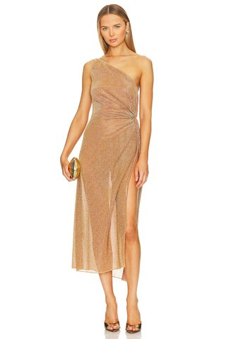 Oseree Lumiere Knot Dress in Toffee from Revolve.com | Revolve Clothing (Global)
