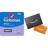 TurboTax Deluxe Fed Only 2022 [Download] + $10 Amazon Gift Card | Amazon (US)