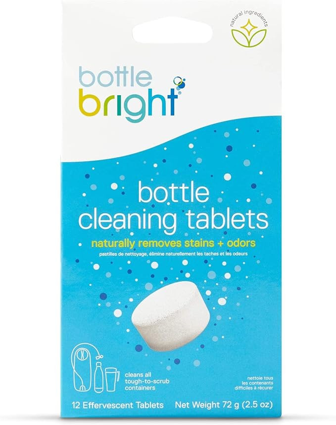 Bottle Bright Single Pack (12 Tablets)- Clean Stainless Steel, Thermos, Tumbler, Insulated and Re... | Amazon (US)