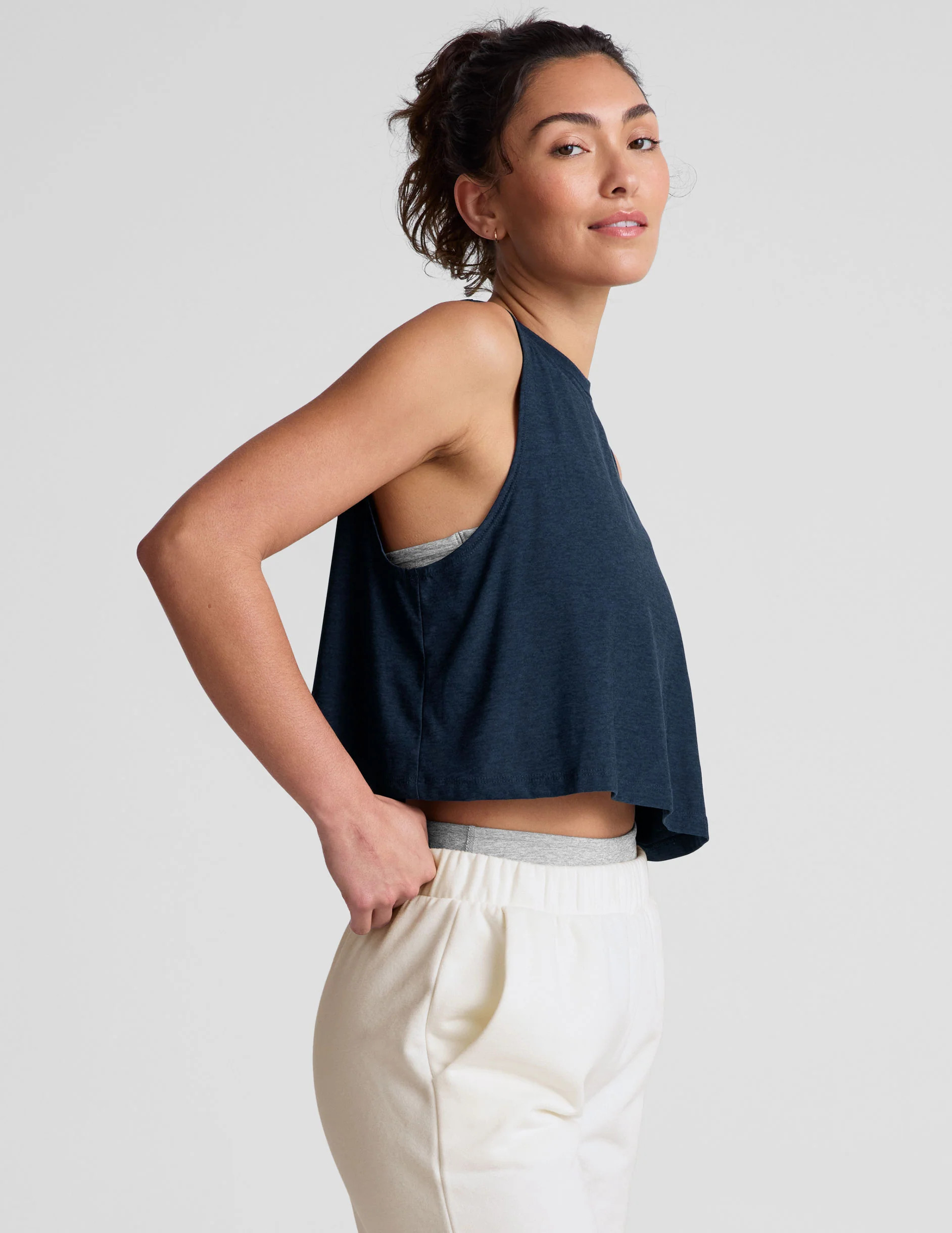 Featherweight Minimal Cropped Tank | Beyond Yoga | Beyond Yoga