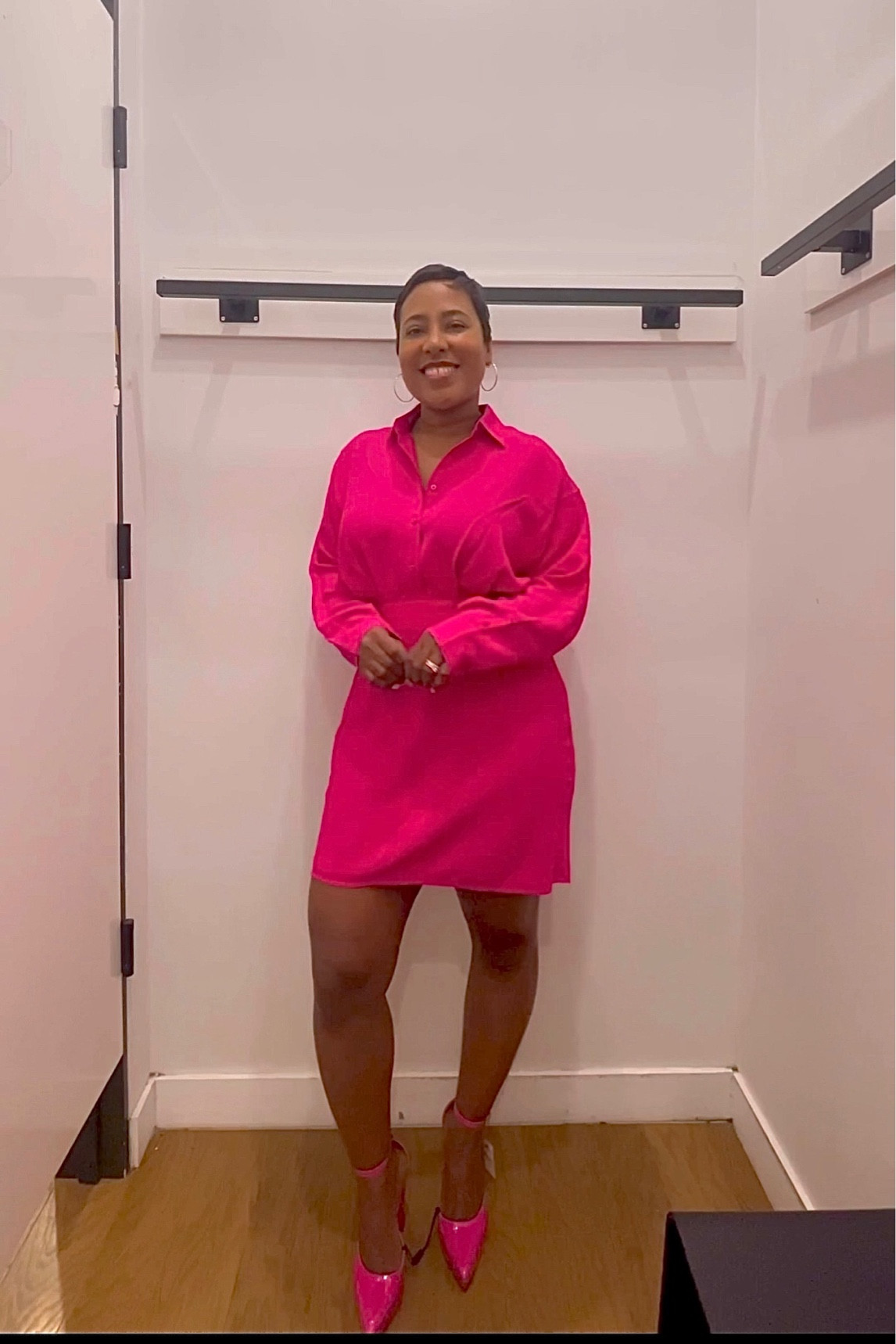 Pink and perfect for #galentinesday #valentinesday 

#valentinesdayoutfit
#valentines
#pinkdress
#shirtdress
#competition

#LTKFind #LTKSeasonal