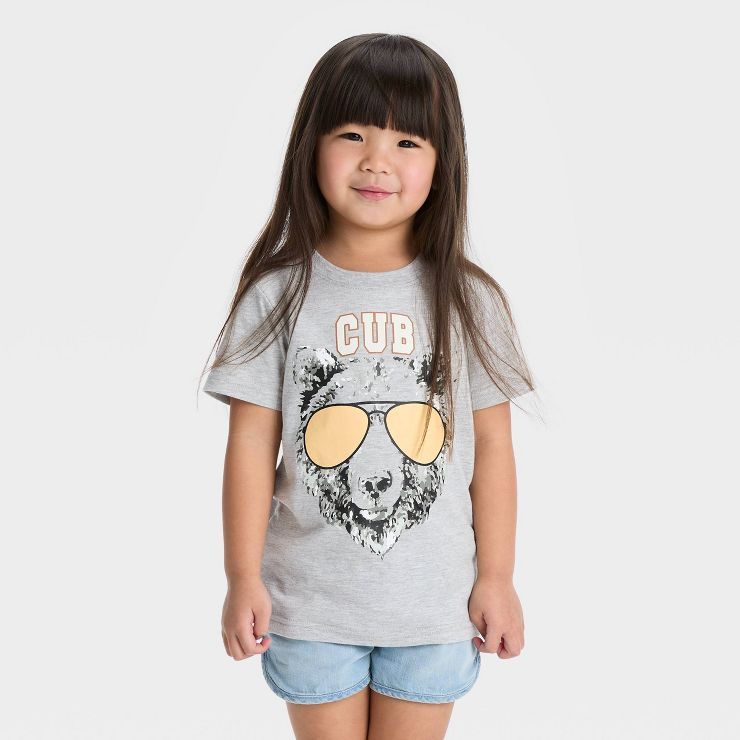 Toddler Well Worn Mommy and Me Short Sleeve T-Shirt - Gray | Target