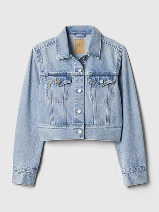 Cropped Icon Denim Jacket | Gap (US)