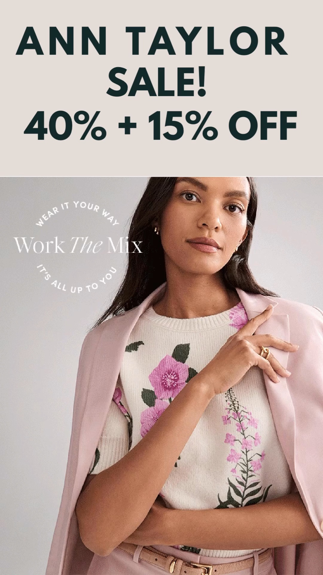 ‼️ SALE now @AnnTaylor ‼️ 40% OFF and an additional 15% OFF‼️Spruce up your new Spring Wardrobe—- 

Easter Outfit - WorkWear - Party Outfit- Vacation- Travel 

Follow my LTK @fashionistanyc on the @shop.LTK app to view this post and get my exclusive app-only content!

#liketkit #LTKSaleAlert #LTKootd #LTKdayinmylife #LTKWorkwear #LTKgrwm
@shop.ltk
https://liketk.it/63K1V