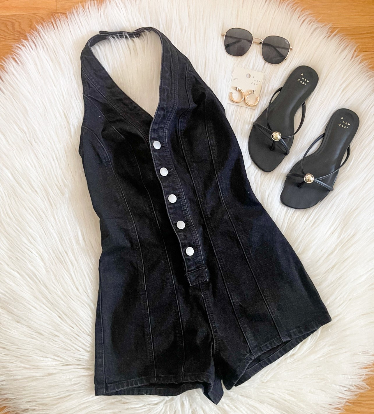 NEW Denim Romper! Reminds me of a more expensive brand and it’s 30% off TODAY! 

#LTKStyleTip #LTKFindsUnder50 #LTKSaleAlert