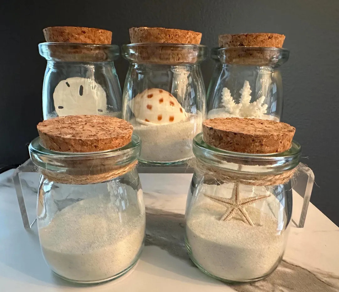 Beach in a charming glass bottle with your favorite ocean treasure. You will receive: One (1) Gla... | Etsy (US)