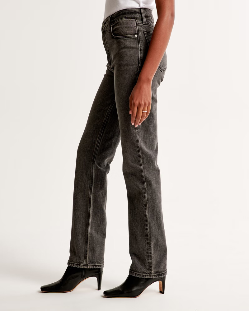 Ultra High Rise 90s Straight Jean | Abercrombie & Fitch (UK)