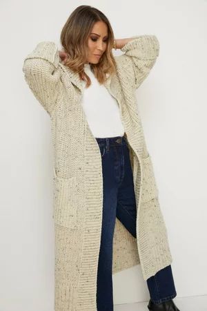 Rachel Stevens Premium 100% Wool Oversized Coatigan | Oasis UK & IE