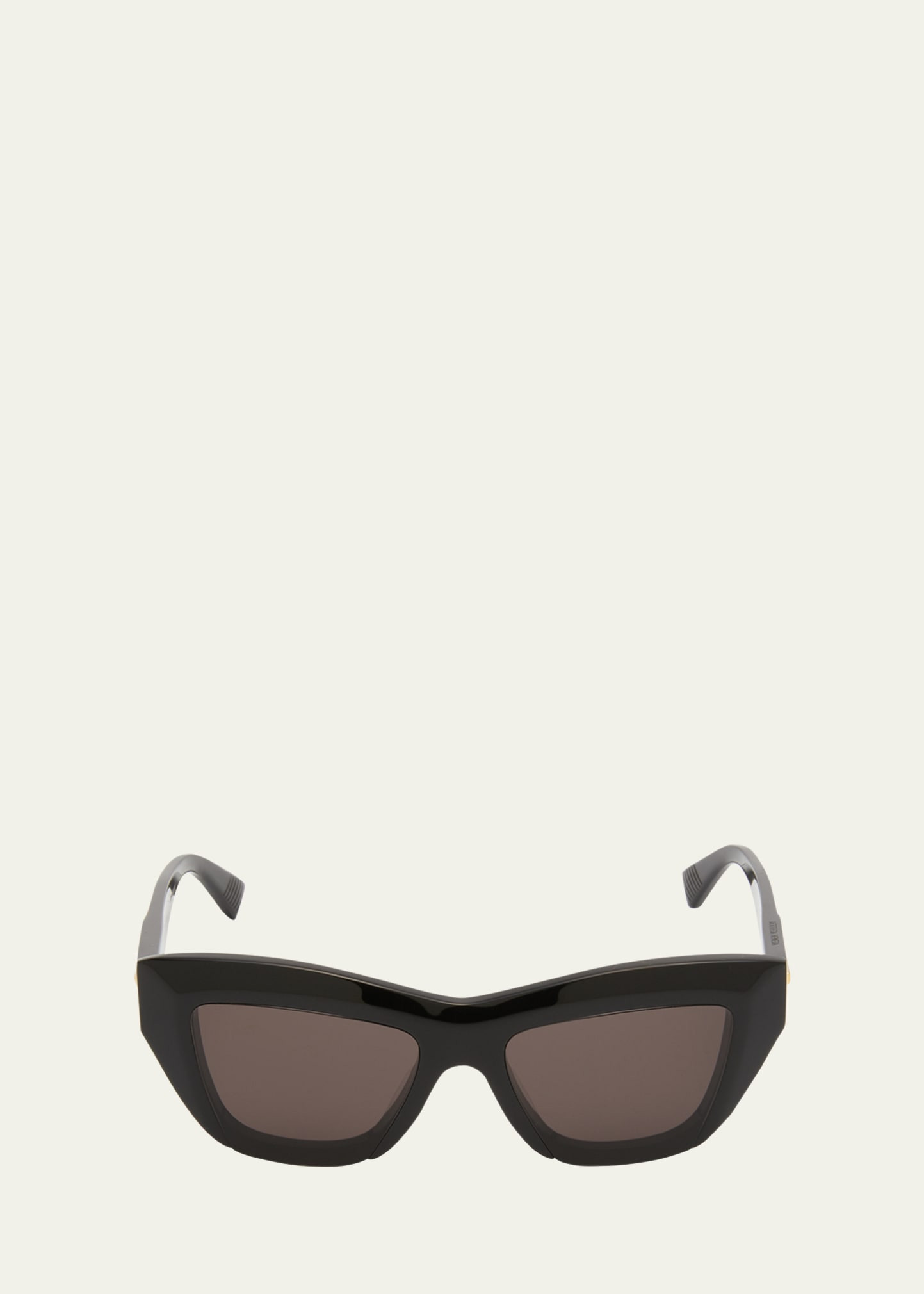 Bottega Veneta Raised Logo Acetate Cat-Eye Sunglasses | Bergdorf Goodman