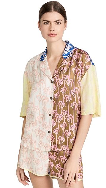 Oversized Printed Beach Shirt | Shopbop