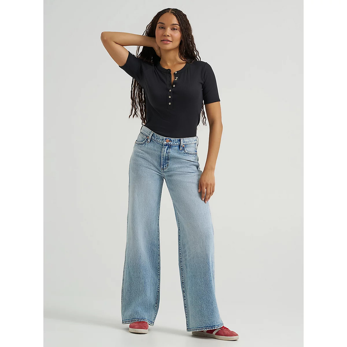 Women's Low Rise Baggy Jean in Blue Spruce | Wrangler