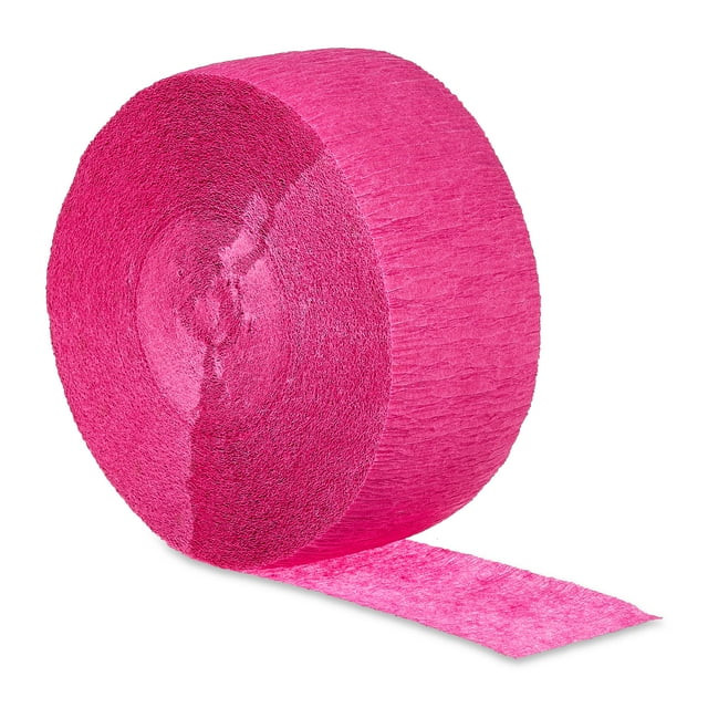 Magenta Paper Party Streamer, 1.75" x 150', by Way To Celebrate | Walmart (US)