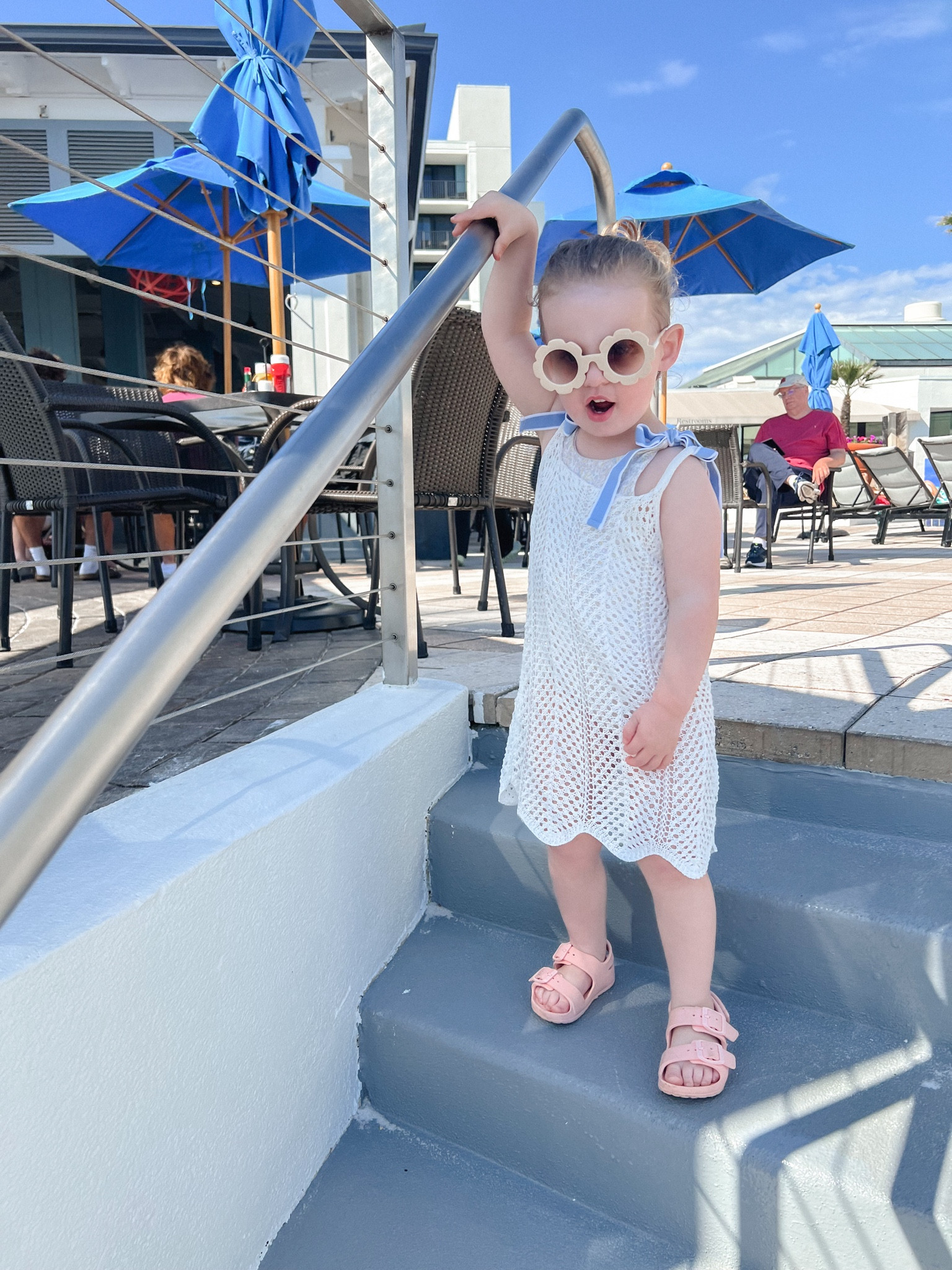 Toddler girl swimsuit and cover up 💙

#LTKswim #LTKkids #LTKtravel