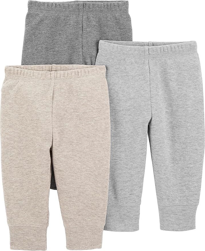 Simple Joys by Carter's Baby 3-Pack Thermal Pants | Amazon (US)