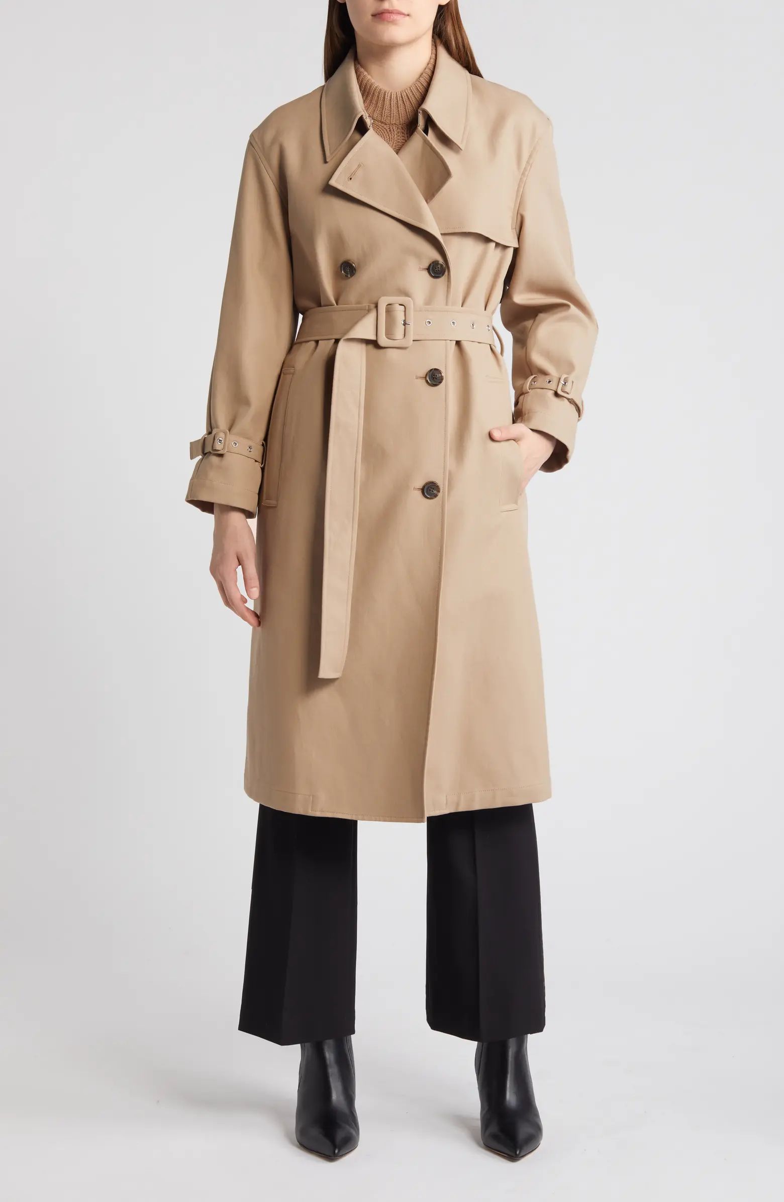 Cotton Twill Trench Coat | Nordstrom