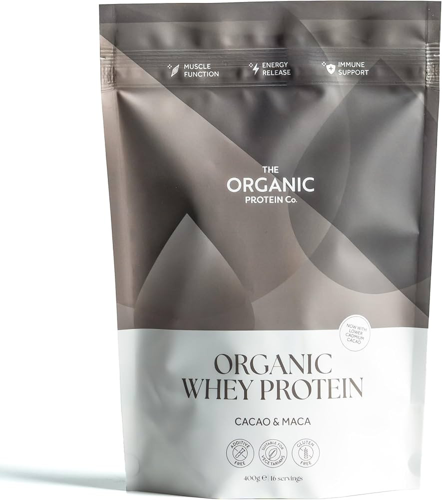 The Organic Protein Co. - Chocolate Organic Whey Protein Powder - No Additives, UPFs or Emulsifie... | Amazon (UK)