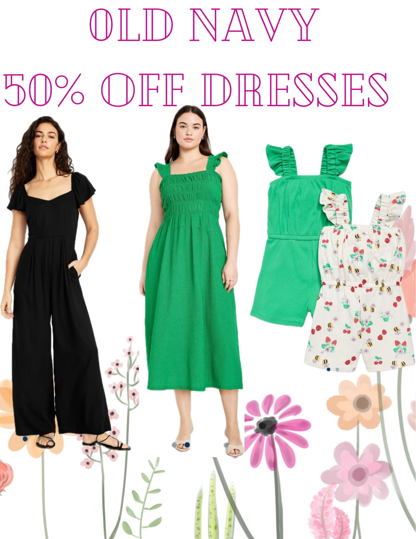Old navy dresses for women’s and girls 

#LTKMidsize #LTKKids #LTKPlusSize