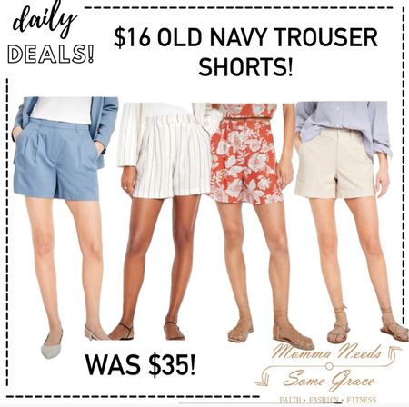 $16 Old Navy trouser shorts! 

#LTKfindsunder100 #LTKstyletip #LTKsalealert