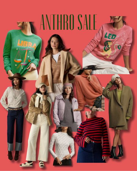 Anthropologie is starting Black Friday sales early! I always love their stuff the quality and style is great! Here are some fun pieces to add to you winter and holiday wardrobe (stock that closet up) 😉 also how fun are these zodiac sweaters!! I mean not only for yourself but these are great family gifts! 

#LTKGiftGuide #LTKstyletip #LTKsalealert