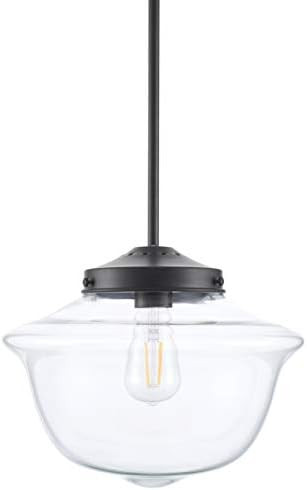 Linea di Liara Large Glass Pendant Lighting for Kitchen Island Lavagna Farmhouse Kitchen Lighting Vi | Amazon (US)