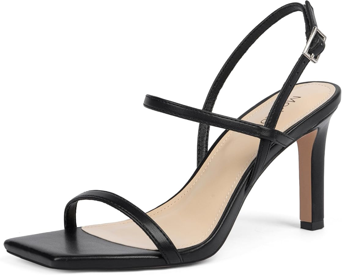 Modatope Womens Sandals Open Toe Strappy Sandals Ankle Strap High Heel Sandals for Women | Amazon (US)