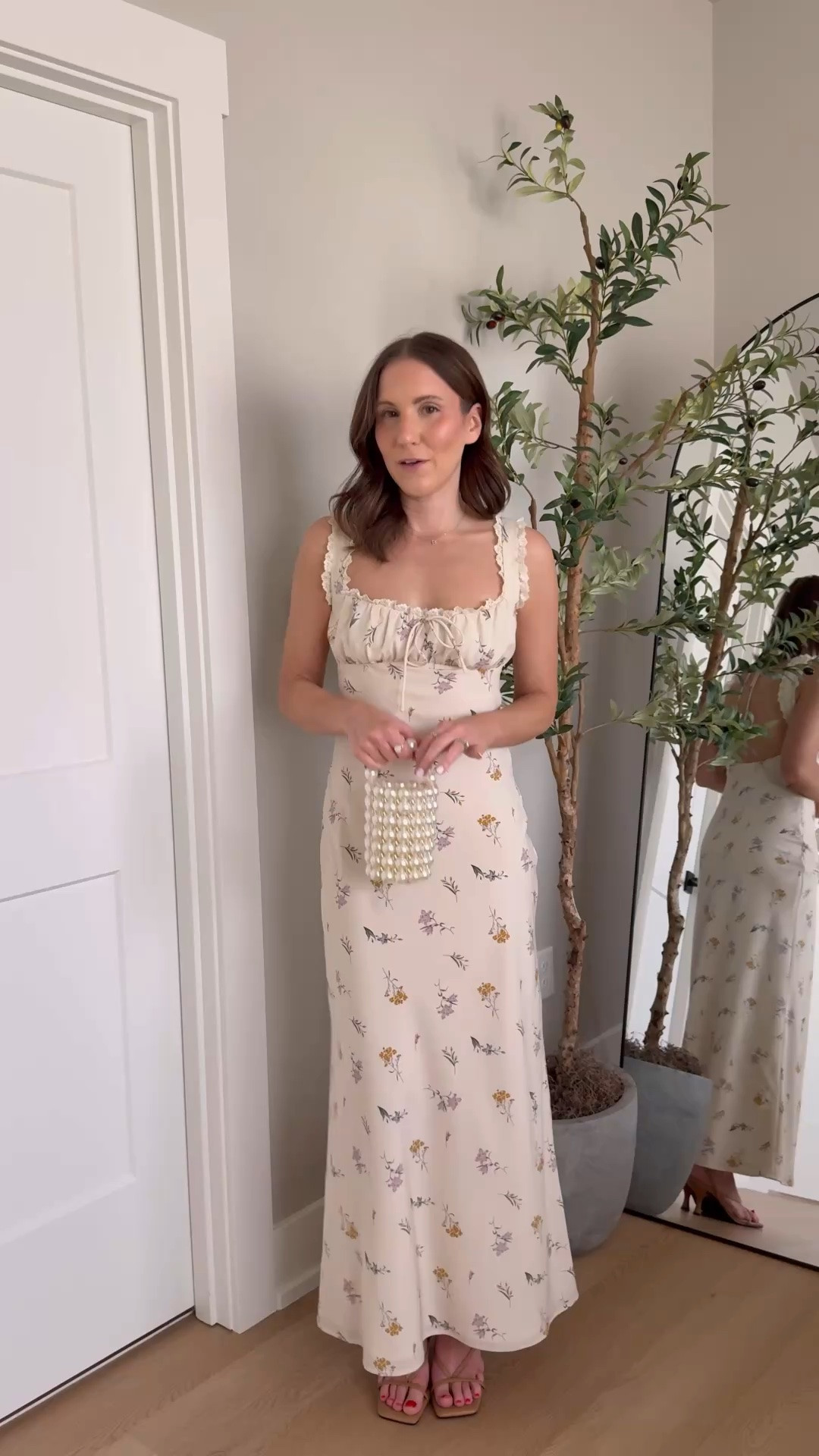 This dress is stunning! Dainty details with the prettiest floral print! It’s definitely more of a beige base so would work for a spring or summer wedding! Use code ASHGARZASTYLE for 20% off. 

Floral dress, special occasion, summer style, spring style, baby shower dress

#LTKWedding