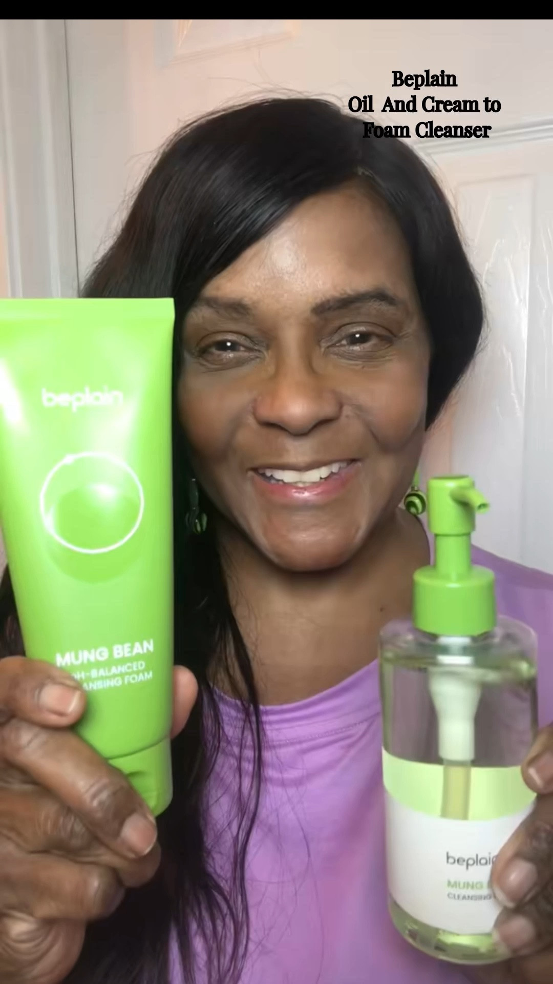 When I need to make sure my hands, feet and nevk are clean without being stripped, I use the Beplain Oil and Cream to foam Cleanser.  Soft, clean and glowing skin is what I can always expect.  Click the link and  add  these to your spring routine.  Subscribe, like and follow me for skincare tips  

#LTKselfcare