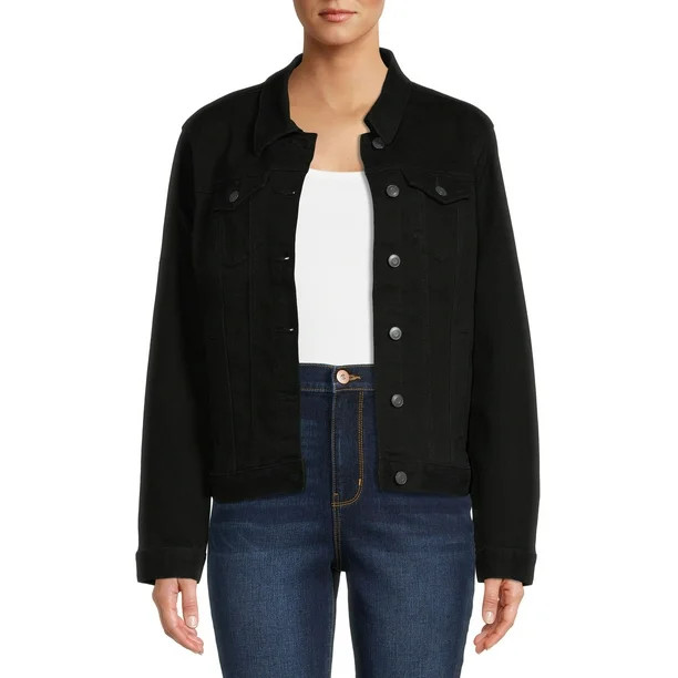 Time and Tru Women's Denim Jacket - Walmart.com | Walmart (US)