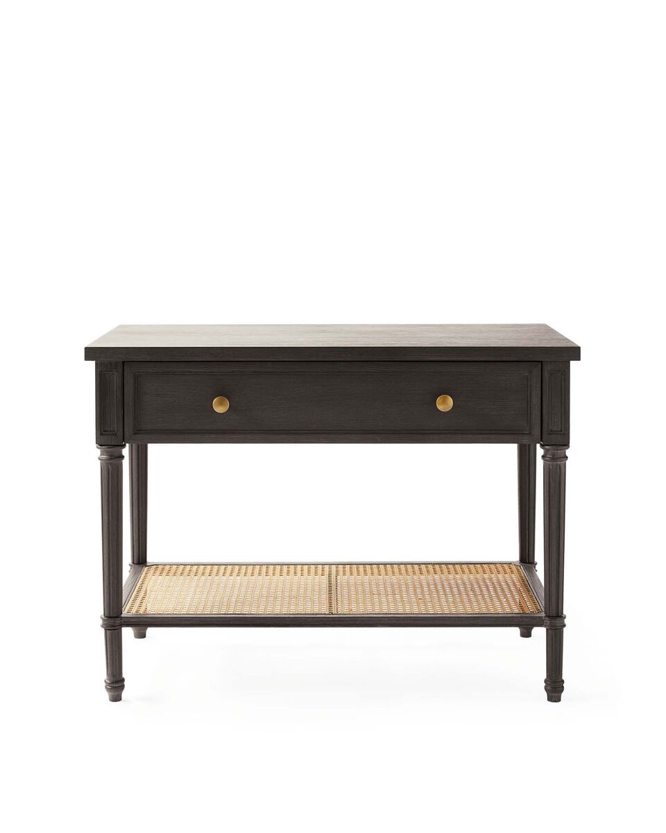 Harbour Cane Wide Nightstand | Serena and Lily