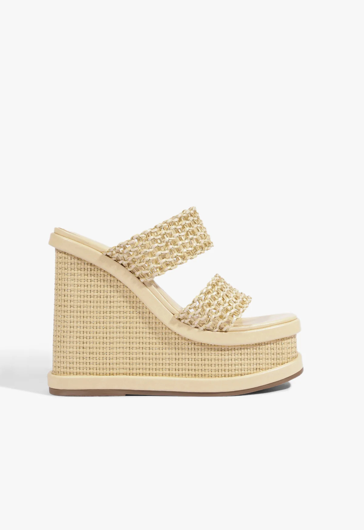 Aberdeen Beige High Platform Sandal | Schutz (US)