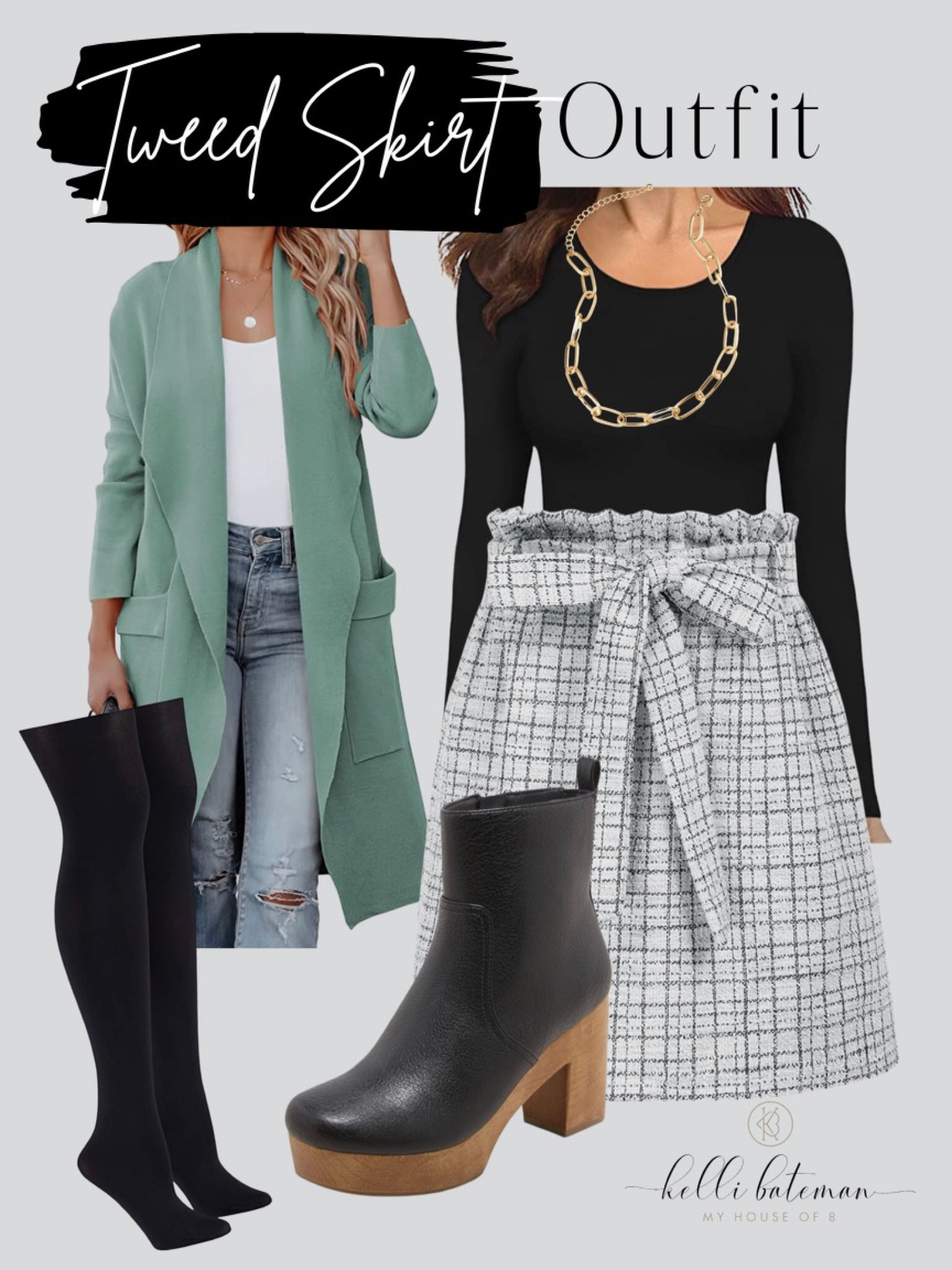 Tweed Skirt Outfit 


#LTKunder50 #LTKfit #LTKstyletip
