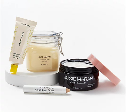 Josie Maran Argan Ultimate Head to Toe Skin Loving 4-Pc Kit | QVC