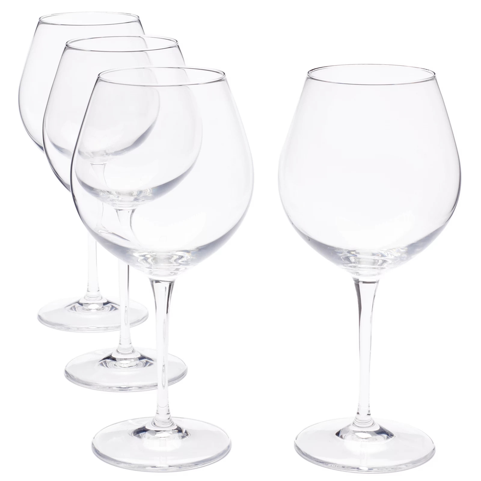 Food Network Signature 4-pc. Crystal Balloon Red Wine Glass Set, Multicolor | Kohl's