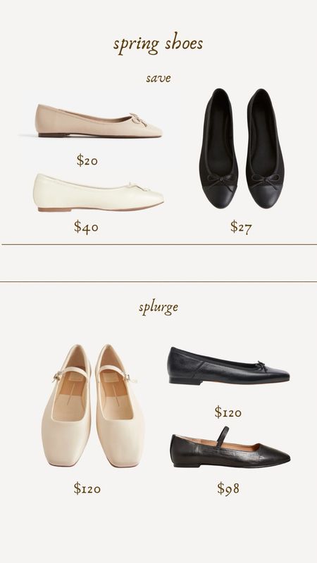Spring Shoes - Ballet Flats

#LTKshoecrush #LTKSeasonal