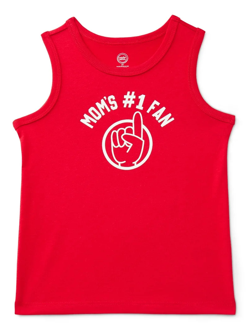 Wonder Nation Toddler Boys' Graphic Tank Top, Size 18M-5T | Walmart (US)