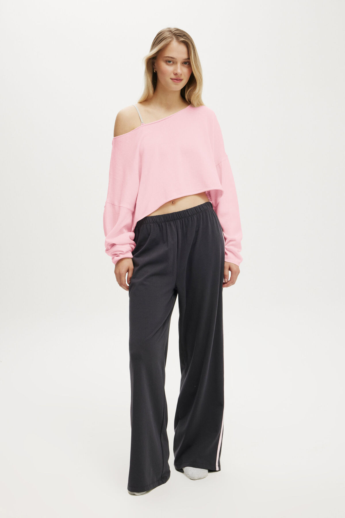 Off The Shoulder Cropped Knit | Cotton On (ANZ)